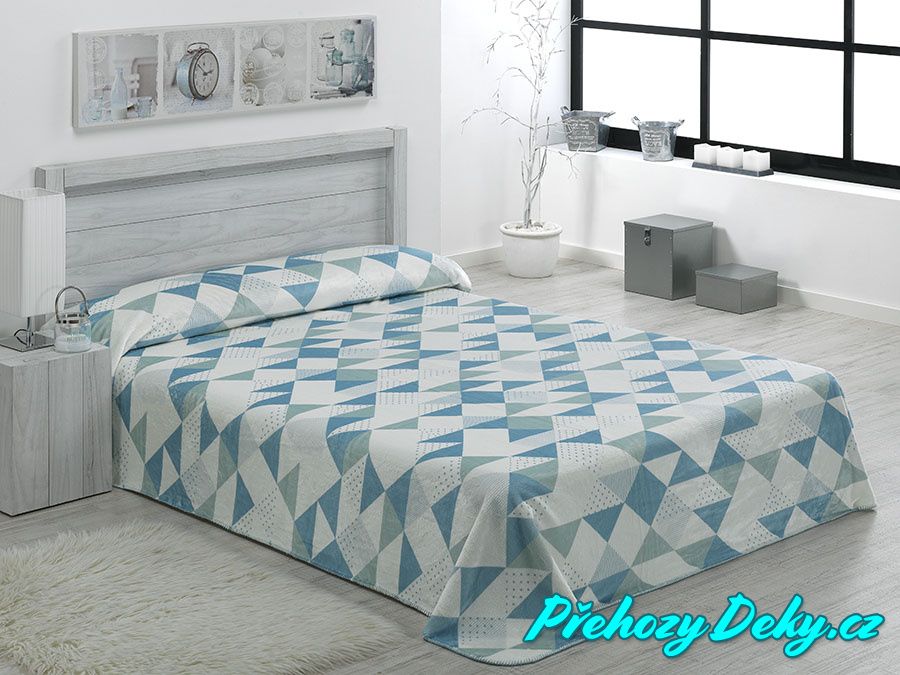 luxusní španělská deka mikroplyš, přehoz na postel 220 x 240 MORA