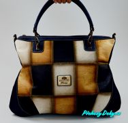 Luxusní korková kabelka do ruky Montado® modrá