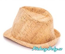 korkové pánské klobouky, pánský klobouk, fedora, klobouk fedora